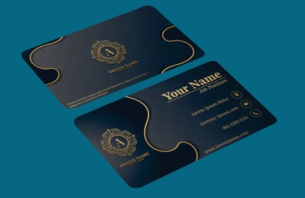 Matte + Gold + Die Cut