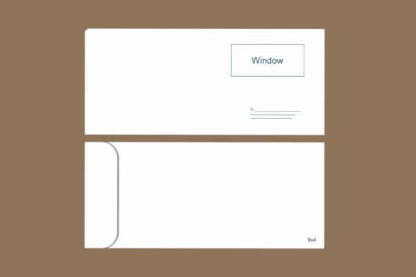 Envelop Multicolor 9x4 